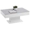 Image de Table Basse Design "Lavola" 100cm Gris & Blanc