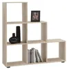 Image de Étagère 6 Cases Design "Gaman" 108cm Chêne