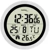 Image de Techno Line WT3005 radiopiloté(e) Horloge radiopilotée 14.7 cm x 14.7 cm x 14.7 cm x 14.7 cm x 7.9 cm argent protégé contre les projections deau