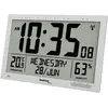 Image de Technoline Horloge murale radioélectrique Jumbo WS8013, Station météo, Blanc, Gris