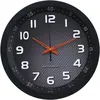 Image de Technoline WT 8972 Horloge murale radio-pilotée Noir/ambrée