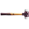 Image de Maillet HALDER SIMPLEX Superplastique avec boîtier en fonte malléable et manche en bois - D=60 mm - 3007.060