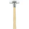 Image de Maillet BASEPLEX, Nylon / nylon avec boîtier en zinc moulé et manche en bois - D=40 mm - 3908.040