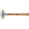 Image de Halder, Marteau, Maillet à frappe amortie BASEPLEX longueur 340 mm D. de la tête 50 mm dur bois nylon blanc (940 g)