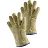Image de Jutec, Gants de protection, Gants de protection thermique 5 doigts avec isolation, taille universelle, tissu aramide naturel (10)