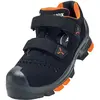 Image de Uvex, Chaussures de travail, 2 Sandales S1P 65001 noir, orange largeur 10 taille 38 (S1P, 38)