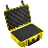 Image de B&W International 1000/Y/SI Valise Antichoc/étanche/ultrarésistante avec Insert Mousse prédécoupé pour Appareil Photo Jaune