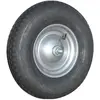 Image de müba, Roulettes pour meubles, Roue pneumatique Ø 400 mm Largeur de roue 100 mm avec chambre à air, axe
