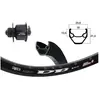 Image de Exal Roue Avant Rigida Zac 2000 Qr Dynamo Shimano Alfine Cl Disc 9 x 100 mm