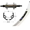 Image de Winora Roue Arrière Rigida Zac 19 6-7s 10 x 135 mm