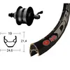 Image de Winora Roue Avant Rigida Zac 2000 Qr Dynamo Shimano Dh3d35 Cl Disc 9 x 100 mm