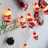 Image de Guirlande Lumineuse 3M LED avec 30 LED Père Noël pour Noël Soirée Maison Jardin, Blanc Chaud [Batterie alimenté]