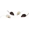 Image de Nobby Katzen-Spielzeug Plüschmaus mit Rassel, 4 Stück, 5 cm (Peluche pour chat), Jouets pour chat