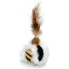 Image de Nobby Balle en peluche avec plumes, avec catnip (Balle pour chat), Jouets pour chat