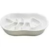 Image de Nobby Mangeoire Poisson anti-glouton, 22.5 x 17 x 4 cm, blanc (50 cl), Gamelle