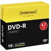 Image de Intenso - 10 x DVD-R - 4.7 Go (120 minutes) 16x - boîtier CD étroit