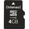 Image de Intenso Flash (4 Go, microSDHC), Carte mémoire, Noir