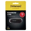Image de Clé USB Intenso Rainbow Line USB-A Flash Drive 16 Go Noir