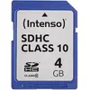 Image de Intenso SD Class 10 (4 Go, SDHC, U1), Carte mémoire, Argent