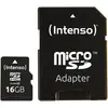 Image de Intenso microSD Class 10 (16 Go, microSDHC, U1), Carte mémoire, Noir
