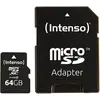 Image de Intenso microSD Class 10 (64 Go, microSDXC, U1), Carte mémoire, Noir