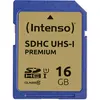 Image de Intenso UHS-I Premium (16 Go, SDHC, U1, UHS-I), Carte mémoire, Bleu