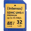 Image de Intenso Carte Mémoire Sdhc 32gb Class 10 Uhs-i Premium