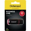 Image de Intenso Clé USB 2.0 64GB Business Line (64 Go, USB-A), Clé USB, Noir