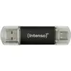 Image de Intenso Twin Line (32 Go, USB-C), Clé USB, Noir, Argent