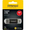 Image de Intenso Clé Usb Twist Line Usb-c Usb-a 3.2 64gb