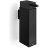 Image de Zack, Distributeur de savon + porte-savon, Distributeur de savon liquide LINEA pour montage mural Acier inoxydable mat noir Distributeur de
