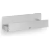 Image de Zack, Rangement pour douche, panier de douche étagère de douche POTES acier inoxydable brossé mat pour montage mural