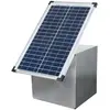 Image de AKO, Clôture de jardin, Module solaire, y compris support pour appareils avec prise