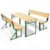 Image de Pinolino - Table et bancs pour enfant Sepp avec dossiers