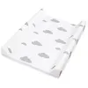 Image de Matelas à langer motifs nuages gris
