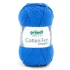 Image de Fil à tricoter COTTON FUN - Gründl - certifié Oeko-Tex(...) - 10 Bleu