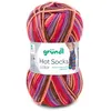 Image de Laine à chaussettes à tricoter HOT SOCKS COLOR - Grundl - certifiée Oeko-Tex(...) - 401 Marron