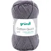 Image de Gründl Laine "Cotton Quick uni, Fil + laine, Gris