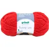 Image de Gründl Laine Funny Uni, 100g, environ 120m, Fil + laine, Rouge