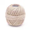Image de Fil à tricoter brillant GLITTER - Grundl(...) - 8209 Ecru