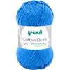 Image de Gründl Laine "Cotton Quick uni, Fil + laine, Bleu