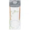Image de Aiguilles à tricoter circulaires fixe 60cm en bambou De Luxe N° 4 à 8 - Grundl(...) -