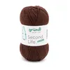 Image de Fil à tricoter durable SECOND LIFE - 100GR - Grundl - Certifié Oeko-Tex(...) - Marron (10)