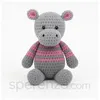 Image de Kit de crochet Gründl Nelly l'Hippopotame - Créez votre hippo amigurumi en 100 % coton en fil Funny certifié OEKO-TEX(...) - Multicolore