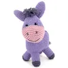 Image de Kit de crochet Gründl Eddy l'ne - Créez votre âne amigurumi en 100 % coton(...) - Violet