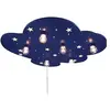 Image de Niermann Stand By, Plafonnier, Nuage avec des étoiles fluorescentes (E14)