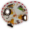 Image de Niermann Stand By, Lampe pour enfant, Niermann Baustelle Plafonnier triple GU10 Multicolore, Multicolore Made in Germany