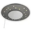 Image de Niermann Stand By, Lampe pour enfant, Niermann Starlight LED Plafonnier E27 Argenté Made in Germany