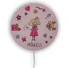Image de Niermann Stand By, Lampe pour enfant, Applique 'Princesse' 40680