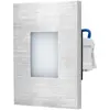 Image de EVN-Lichttechnik, Spot encastrable, Encastré mural à LED (Acier inoxydable, Plastique opale)